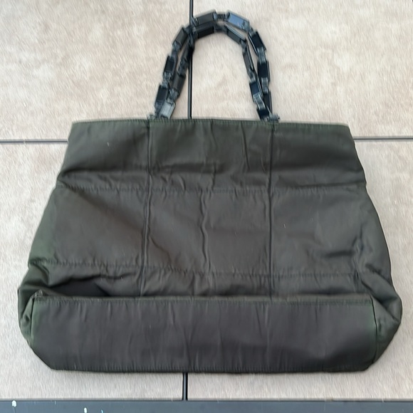 PRADA ITALY LADIES BLACK NYLON BAG-VINTAGE - Picture 8 of 16